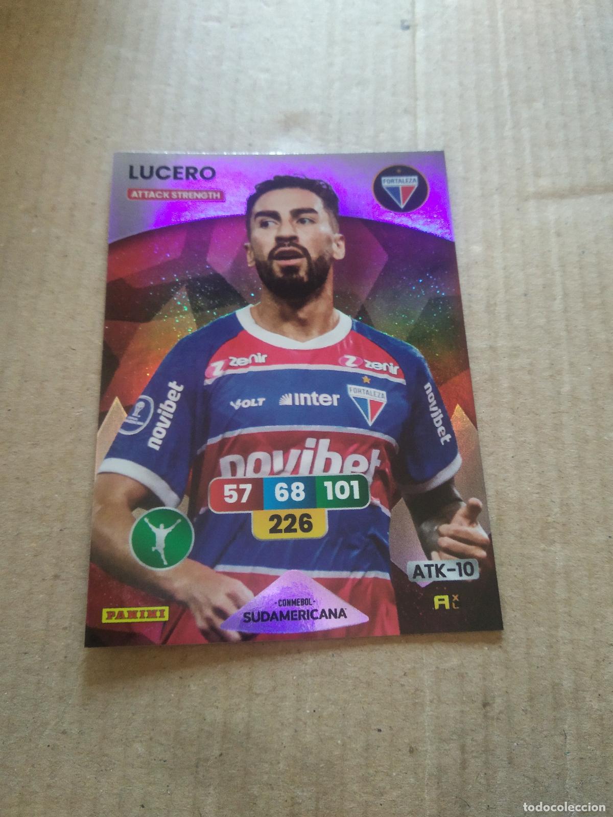 Cromos de F&uacute;tbol: LUCERO FORTALEZA CROMO FUTBOL PANINI ADRENALYN CONMEBOL LIBERTADORES SUDAMERICANA 2024