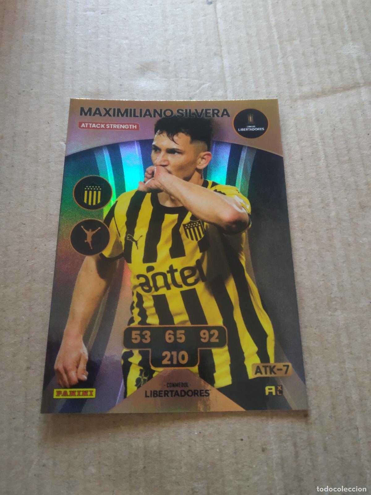 Cromos de F&uacute;tbol: MAXI SILVERA PE&Ntilde;AROL CROMO FUTBOL PANINI ADRENALYN CONMEBOL LIBERTADORES SUDAMERICANA 2024