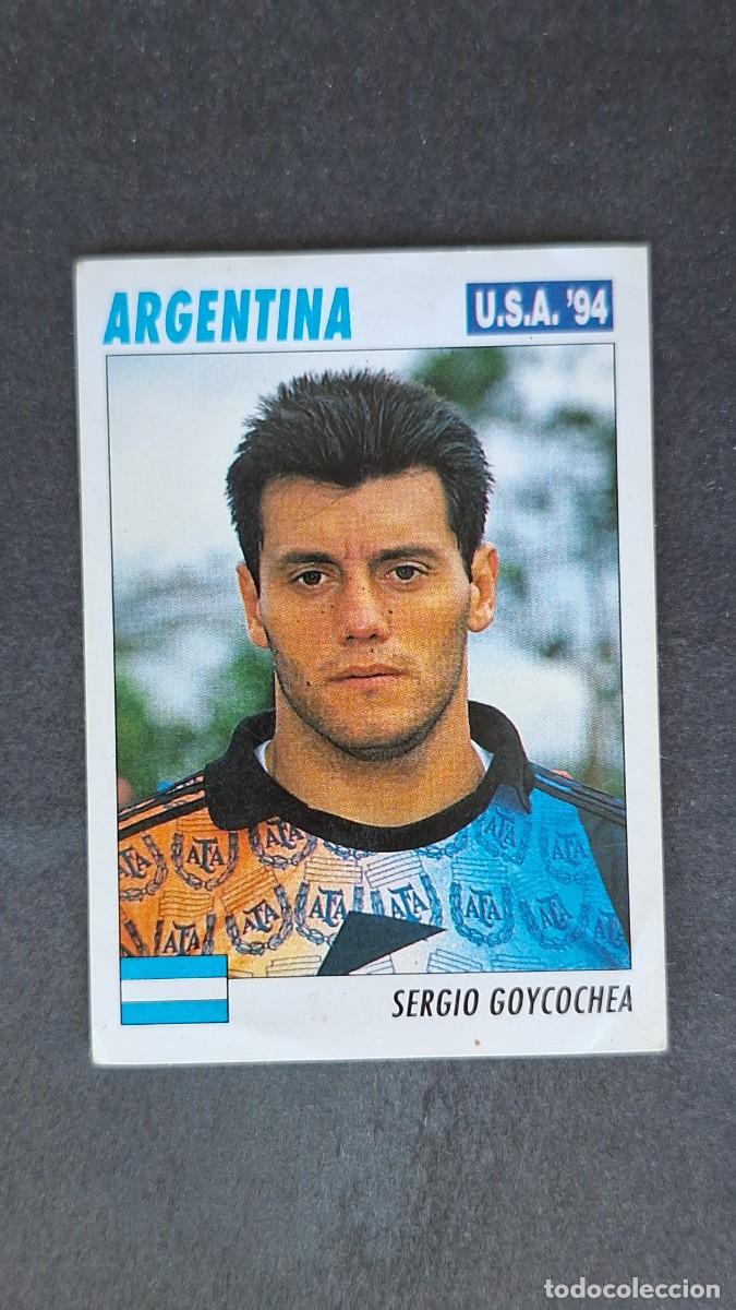 Figurine di Calcio: L2 SERGIO GOYCOCHEA SELECCION ARGENTINA MUNDIAL U.S.A. 94 SERVICE LINE NUNCA PEGADO SIN PEGAR