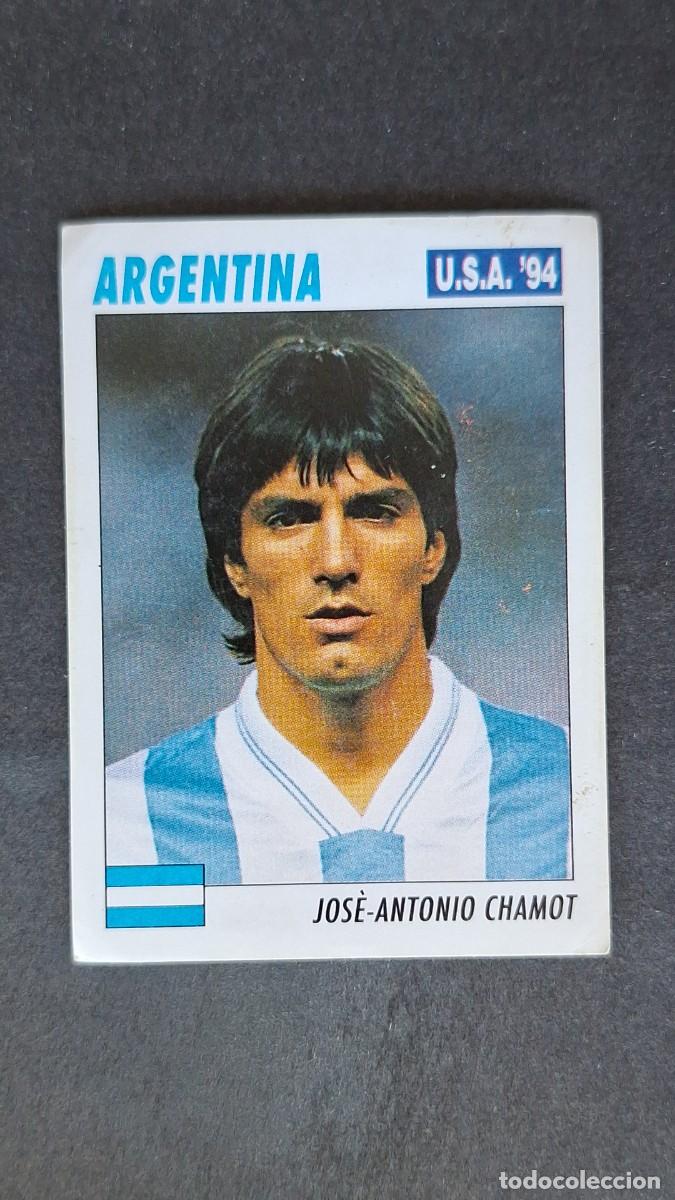 Cromos de F&uacute;tbol: L2 J. ANTONIO CHAMOT SELECCION ARGENTINA MUNDIAL U.S.A. 94 SERVICE LINE NUNCA PEGADO SIN PEGAR