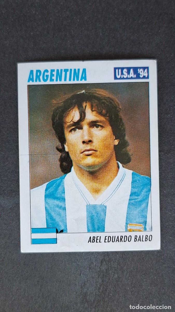 Football Stickers: L2 ABEL EDUARDO BALBO SELECCION ARGENTINA MUNDIAL U.S.A. 94 SERVICE LINE NUNCA PEGADO SIN PEGAR