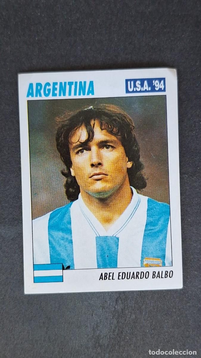Football Stickers: L2 ABEL EDUARDO BALBO SELECCION ARGENTINA MUNDIAL U.S.A. 94 SERVICE LINE NUNCA PEGADO SIN PEGAR