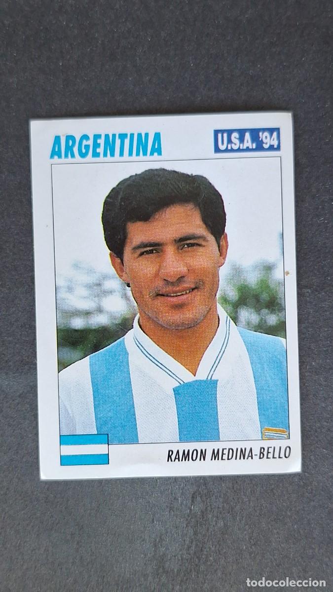 Football Stickers: L2 RAMON MEDINA-BELLO SELECCION ARGENTINA MUNDIAL U.S.A. 94 SERVICE LINE NUNCA PEGADO SIN PEGAR