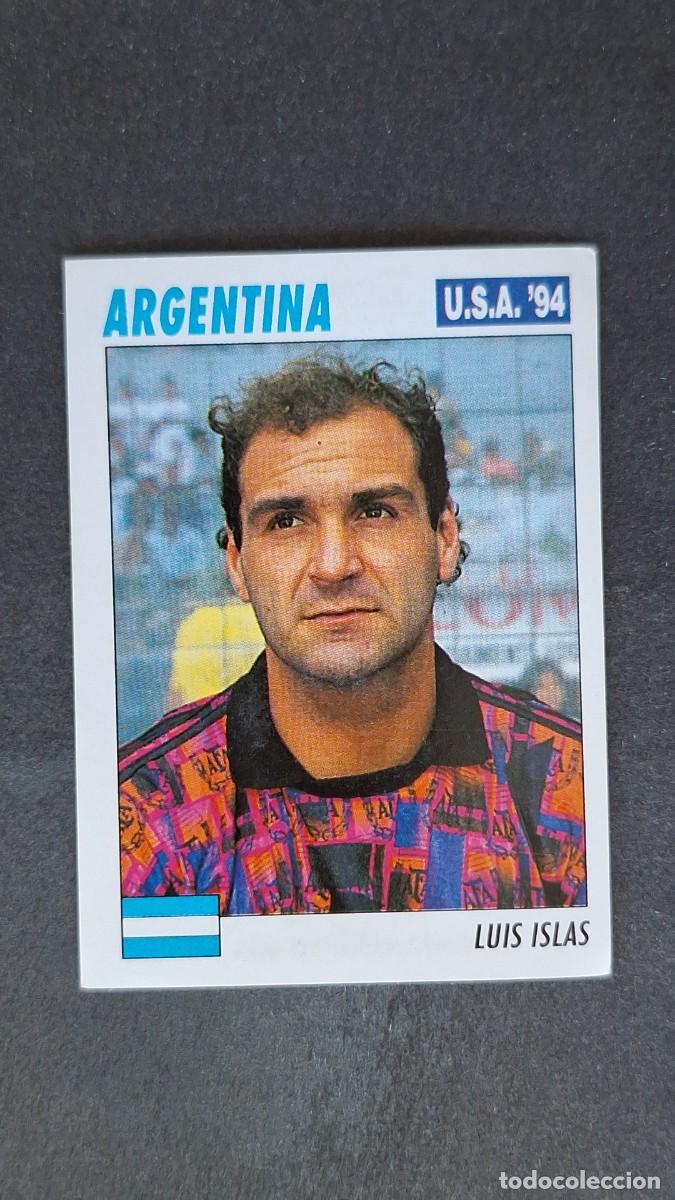 Football Stickers: L2 LUIS ISLAS SELECCION ARGENTINA MUNDIAL U.S.A. 94 SERVICE LINE NUNCA PEGADO SIN PEGAR