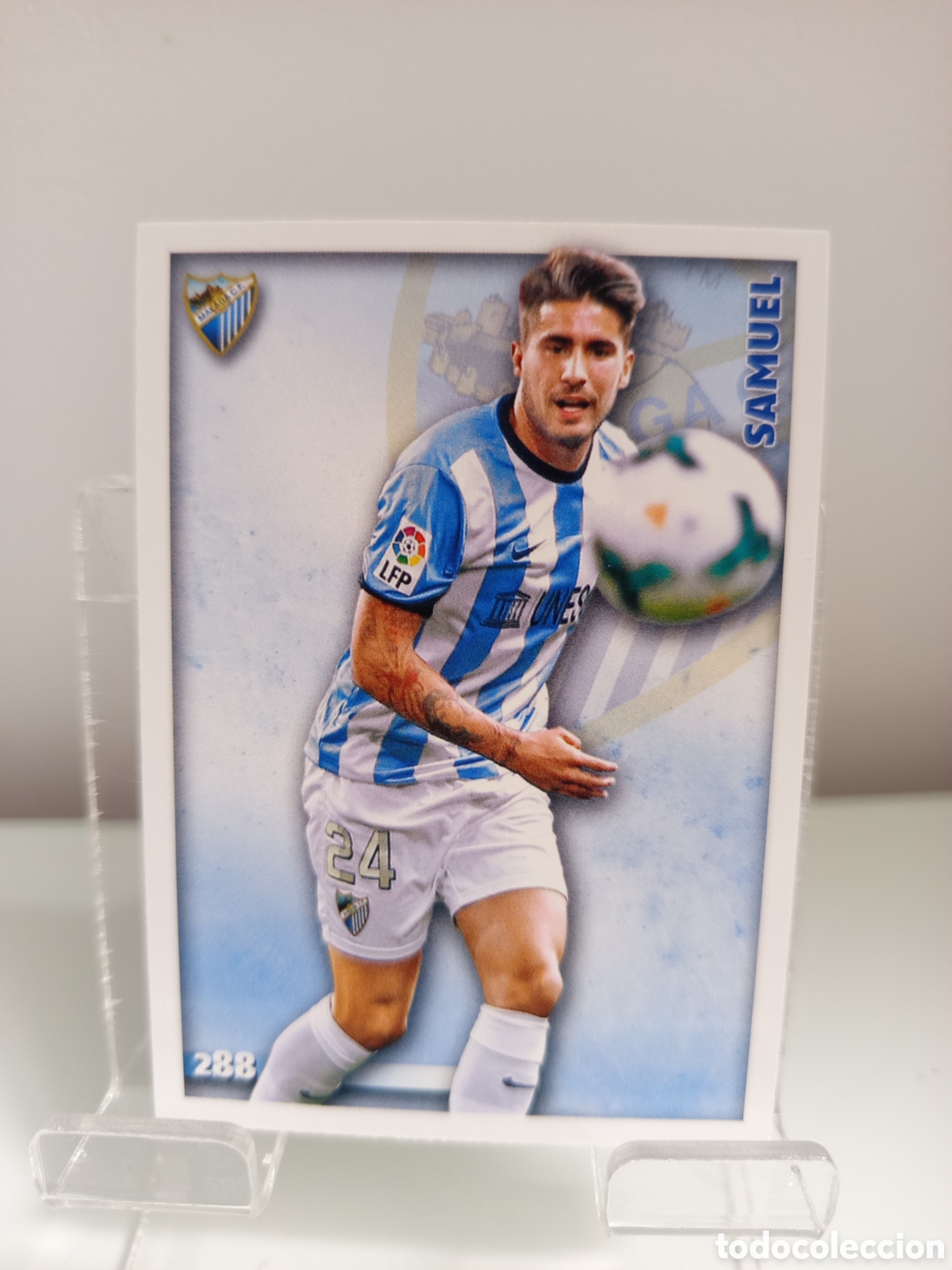 Cromos de Futebol: ❇️ CROMO ⚽ SAMUEL M&Aacute;LAGA 288 FICHAS LIGA 2015 14 15 2014 2015 MUNDICROMO ❇️