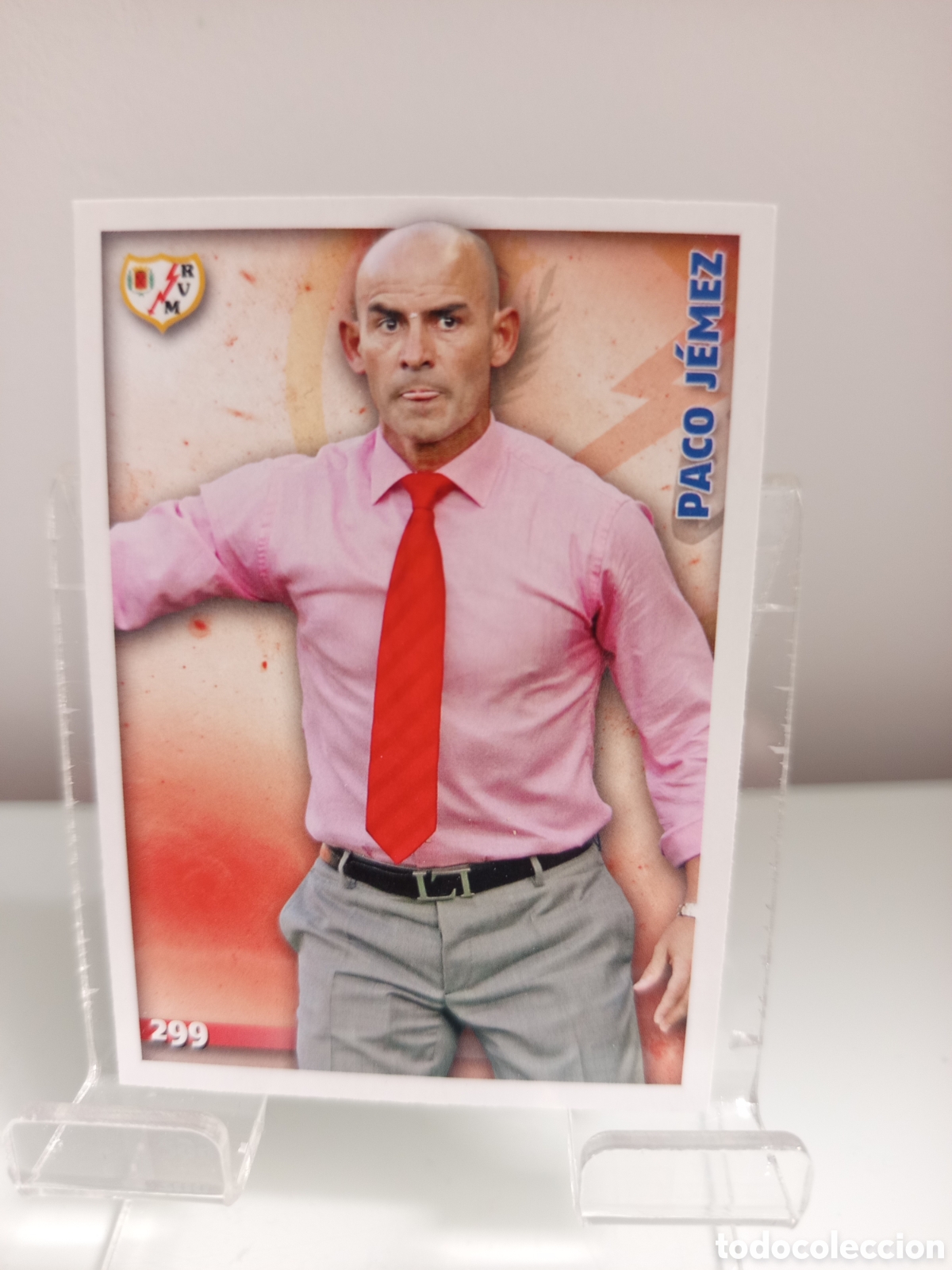 Cromos de Futebol: ❇️ CROMO ⚽ PACO JEMEZ RAYO VALLECANO 299 FICHAS LIGA 2015 14 15 2014 2015 MUNDICROMO ❇️