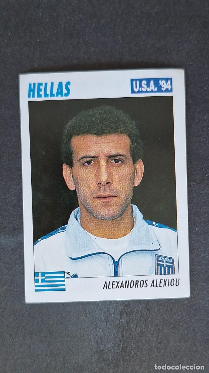 Fu&szlig;ball-Sticker: L2 AKEXIOU SELECCION GRECIA MUNDIAL U.S.A. 94 SERVICE LINE NUNCA PEGADO SIN PEGAR