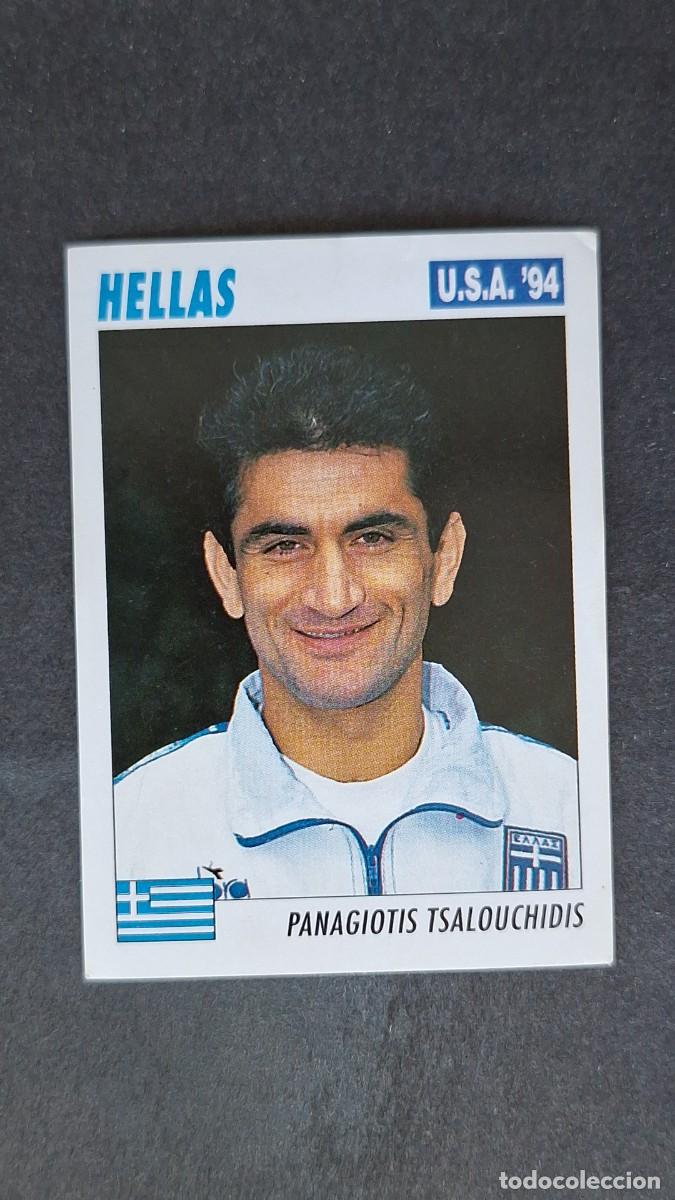 Fu&szlig;ball-Sticker: L2 TSALOUCHIDIS SELECCION GRECIA MUNDIAL U.S.A. 94 SERVICE LINE NUNCA PEGADO SIN PEGAR