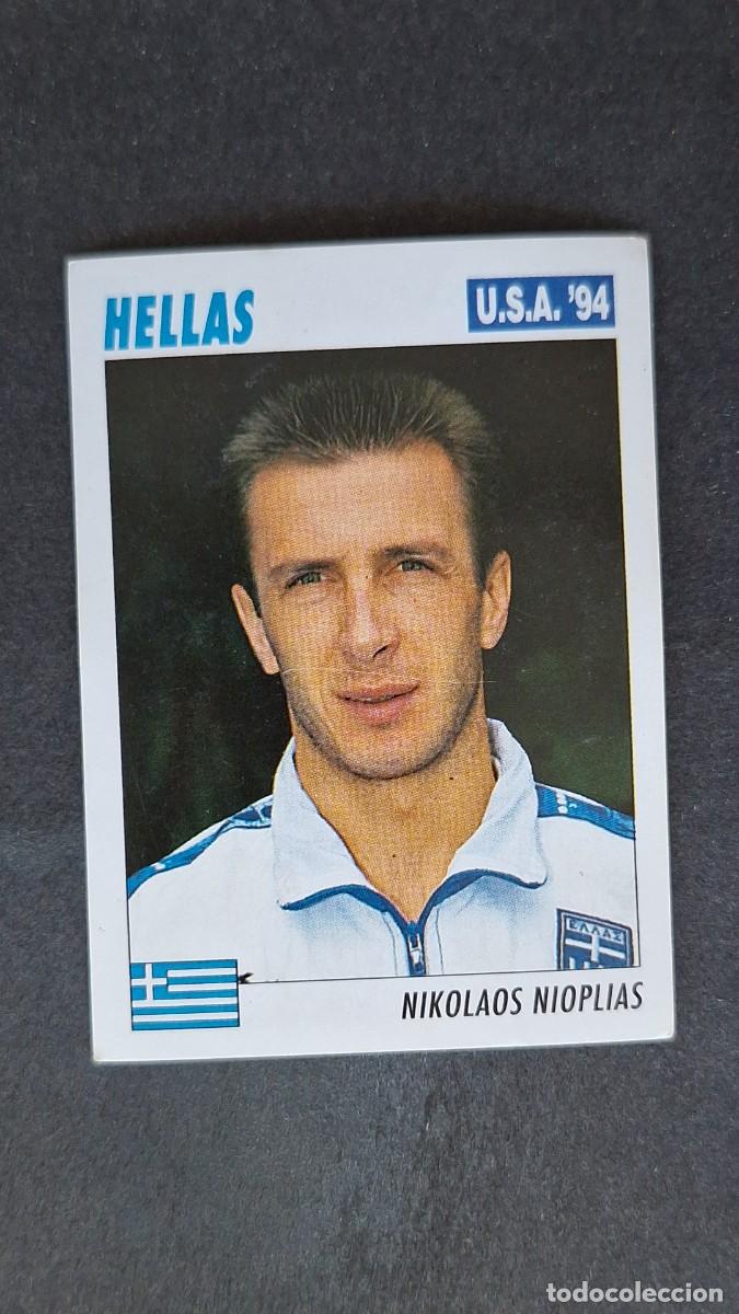 Fu&szlig;ball-Sticker: L2 NIOPLIAS SELECCION GRECIA MUNDIAL U.S.A. 94 SERVICE LINE NUNCA PEGADO SIN PEGAR