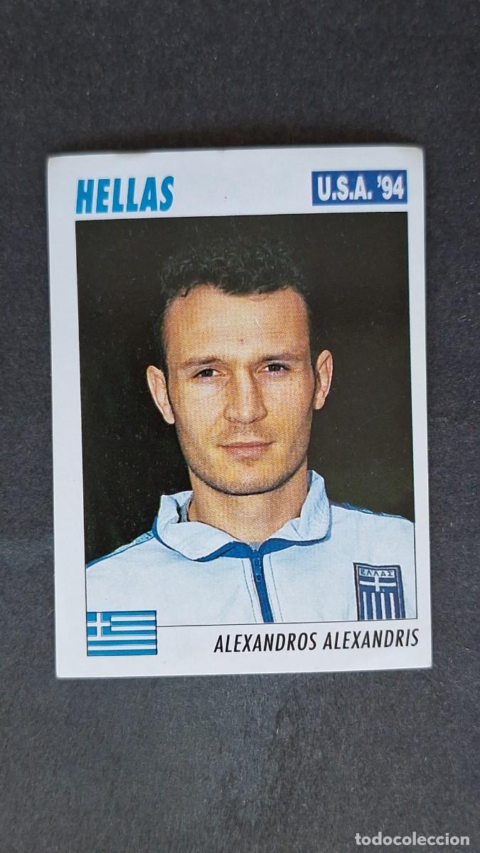 Fu&szlig;ball-Sticker: L2 ALEXANDRIS SELECCION GRECIA MUNDIAL U.S.A. 94 SERVICE LINE NUNCA PEGADO SIN PEGAR
