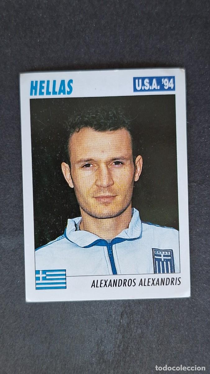 Fu&szlig;ball-Sticker: L2 ALEXANDRIS SELECCION GRECIA MUNDIAL U.S.A. 94 SERVICE LINE NUNCA PEGADO SIN PEGAR