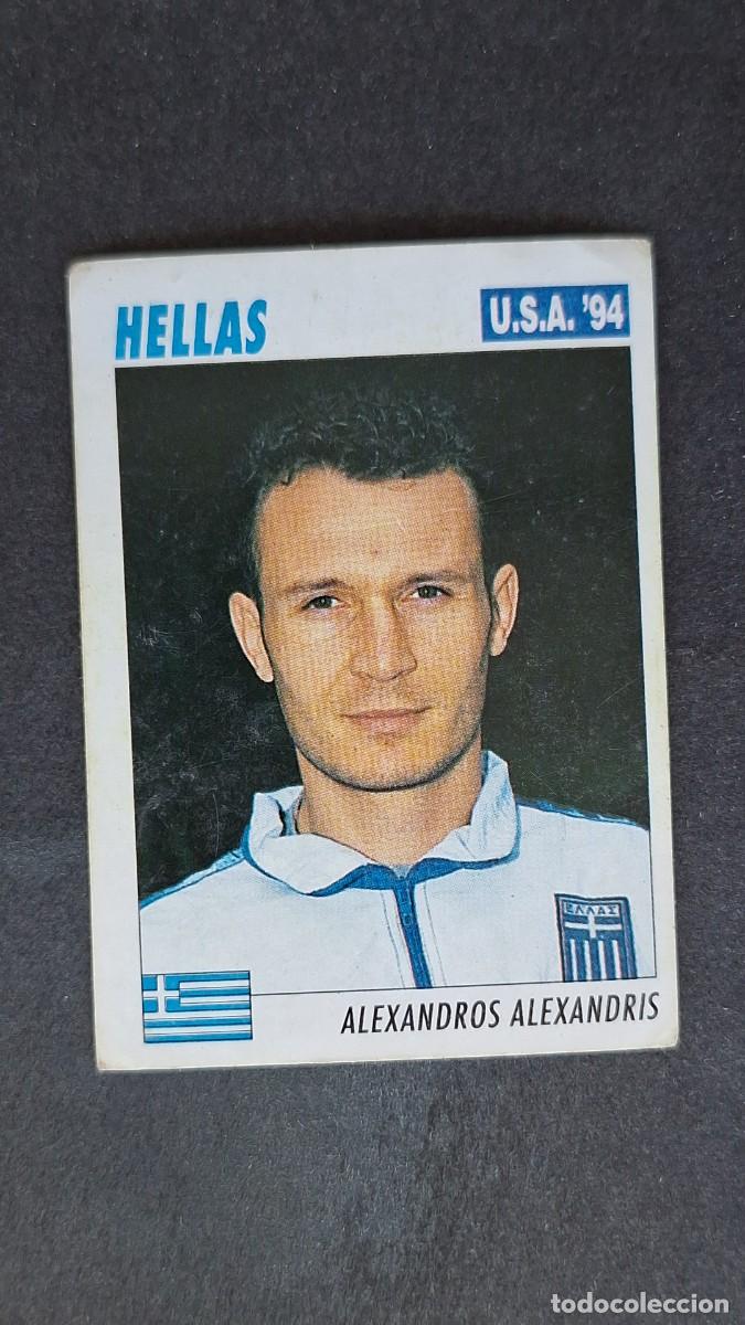 Fu&szlig;ball-Sticker: L2 ALEXANDRIS SELECCION GRECIA MUNDIAL U.S.A. 94 SERVICE LINE NUNCA PEGADO SIN PEGAR