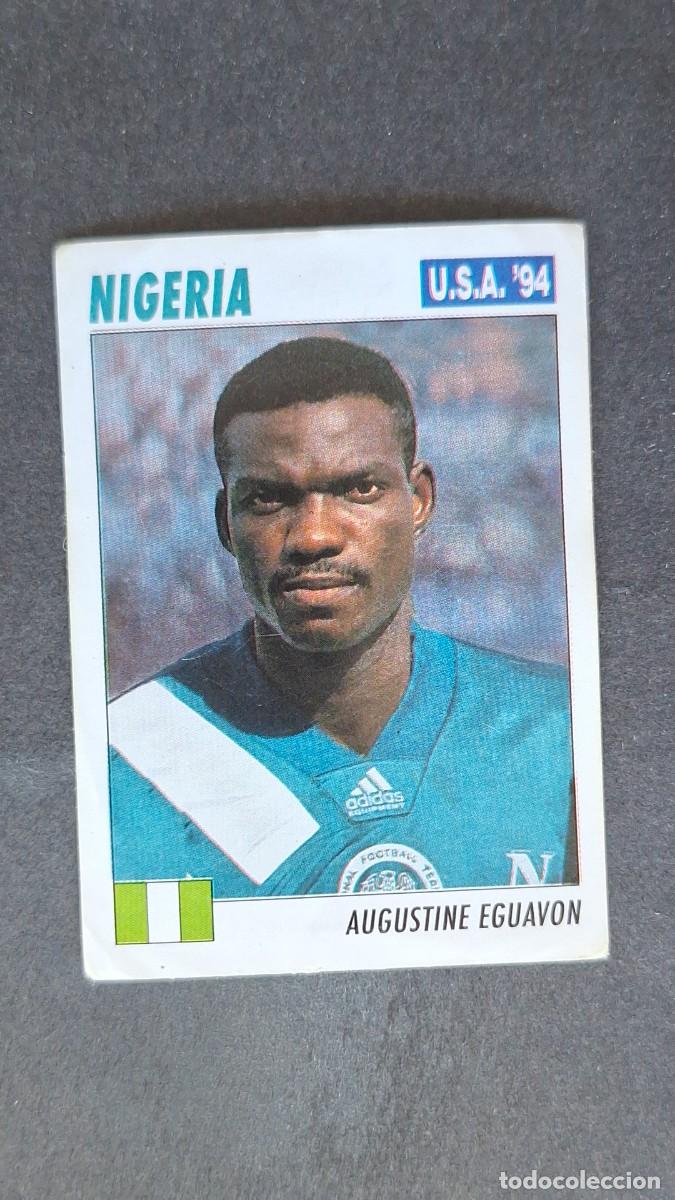 Cromos de F&uacute;tbol: L2 EGUAVON SELECCION NIGERIA MUNDIAL U.S.A. 94 SERVICE LINE NUNCA PEGADO SIN PEGAR