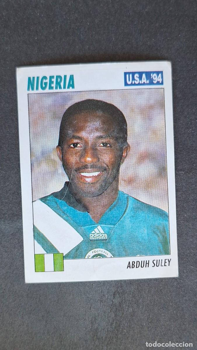 Cromos de F&uacute;tbol: L2 SULEY SELECCION NIGERIA MUNDIAL U.S.A. 94 SERVICE LINE NUNCA PEGADO SIN PEGAR
