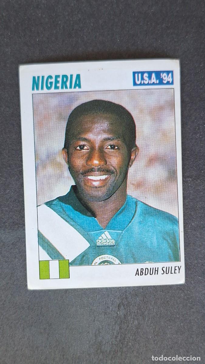 Cromos de F&uacute;tbol: L2 SULEY SELECCION NIGERIA MUNDIAL U.S.A. 94 SERVICE LINE NUNCA PEGADO SIN PEGAR