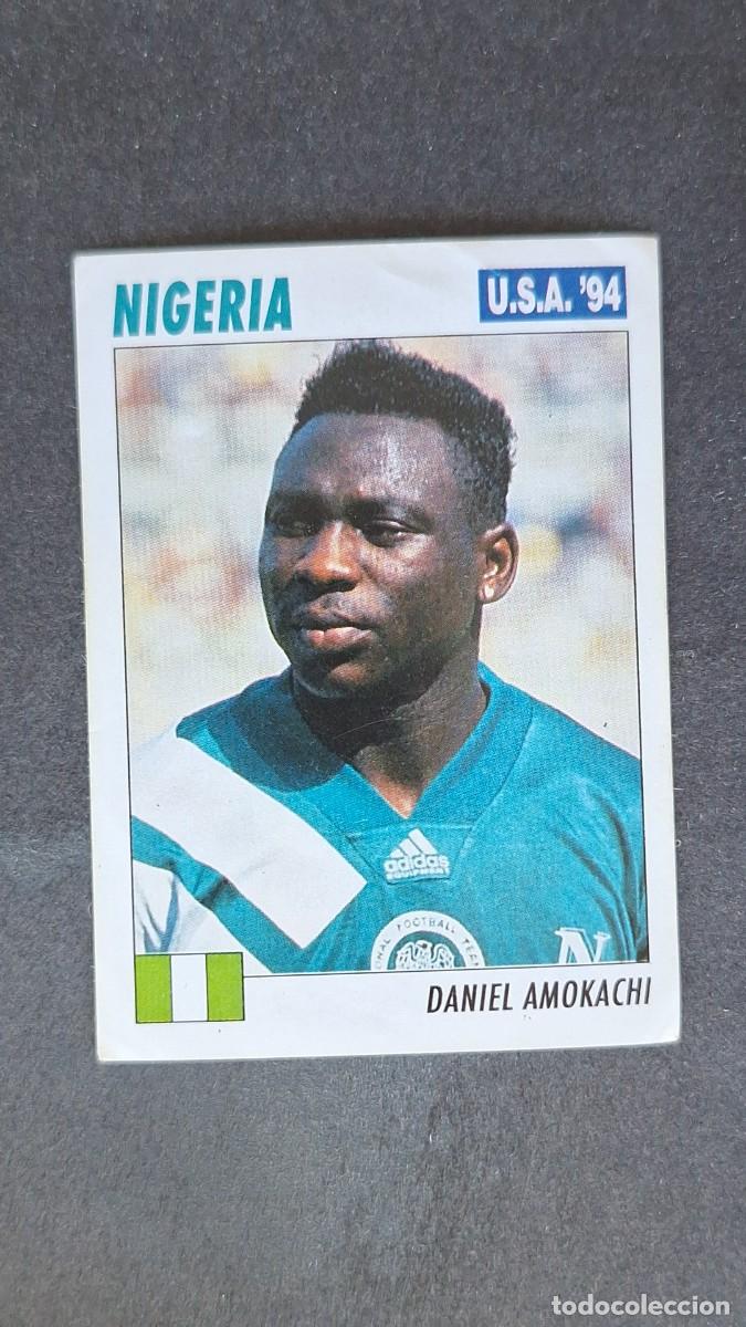 Cromos de F&uacute;tbol: L2 AMOKACHI SELECCION NIGERIA MUNDIAL U.S.A. 94 SERVICE LINE NUNCA PEGADO SIN PEGAR