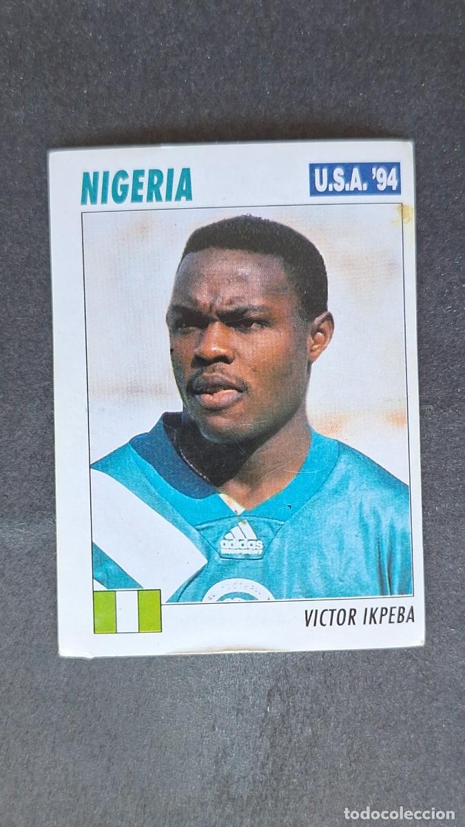 Cromos de F&uacute;tbol: L2 IKPEBA SELECCION NIGERIA MUNDIAL U.S.A. 94 SERVICE LINE NUNCA PEGADO SIN PEGAR