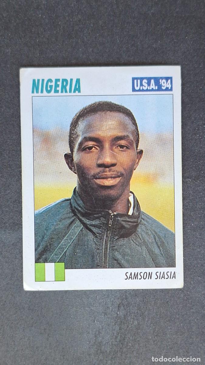 Cromos de F&uacute;tbol: L2 SIASIA SELECCION NIGERIA MUNDIAL U.S.A. 94 SERVICE LINE NUNCA PEGADO SIN PEGAR