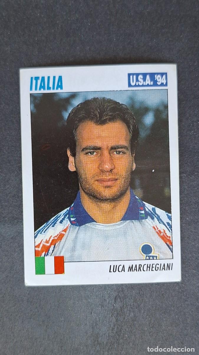 Cromos de F&uacute;tbol: L2 LUCA MARCHEGIANI SELECCION ITALIA MUNDIAL U.S.A. 94 SERVICE LINE NUNCA PEGADO SIN PEGAR