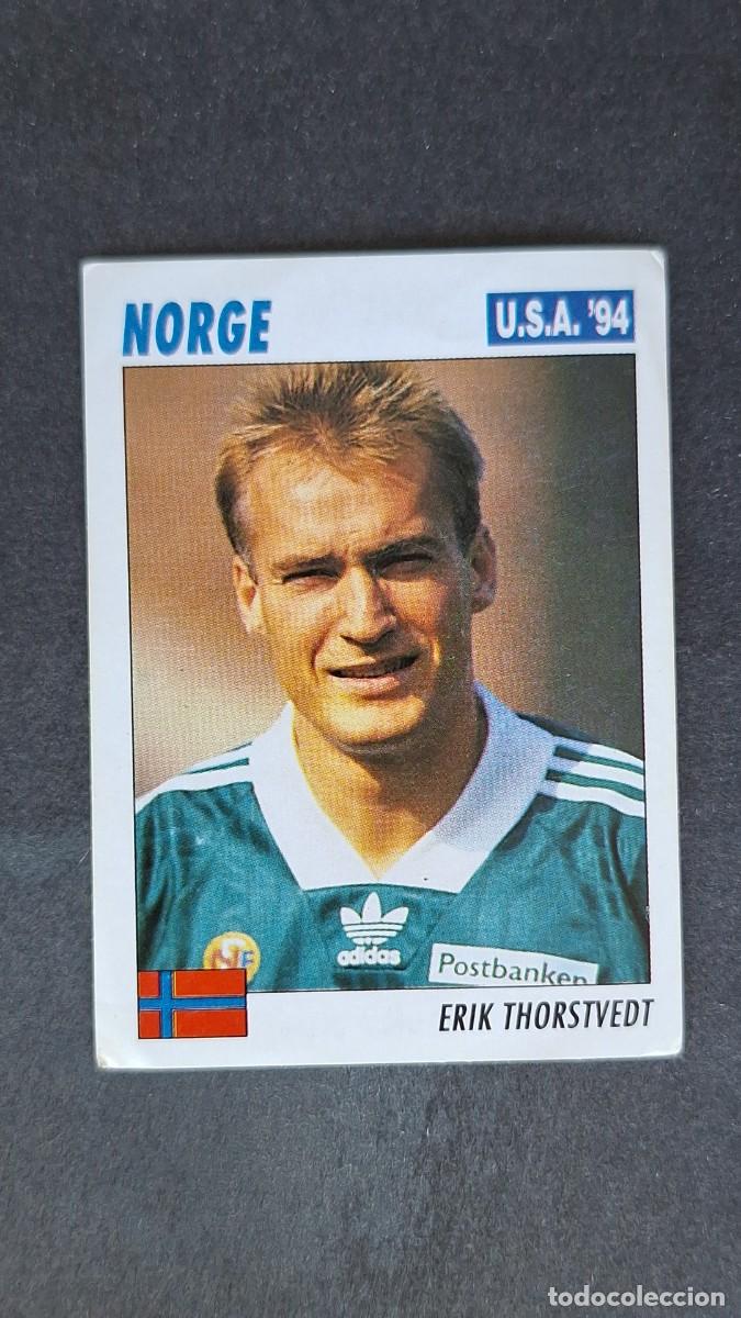Cromos de F&uacute;tbol: L2 ERIK THORSTVEDT SELECCION NORUEGA MUNDIAL U.S.A. 94 SERVICE LINE NUNCA PEGADO SIN PEGAR