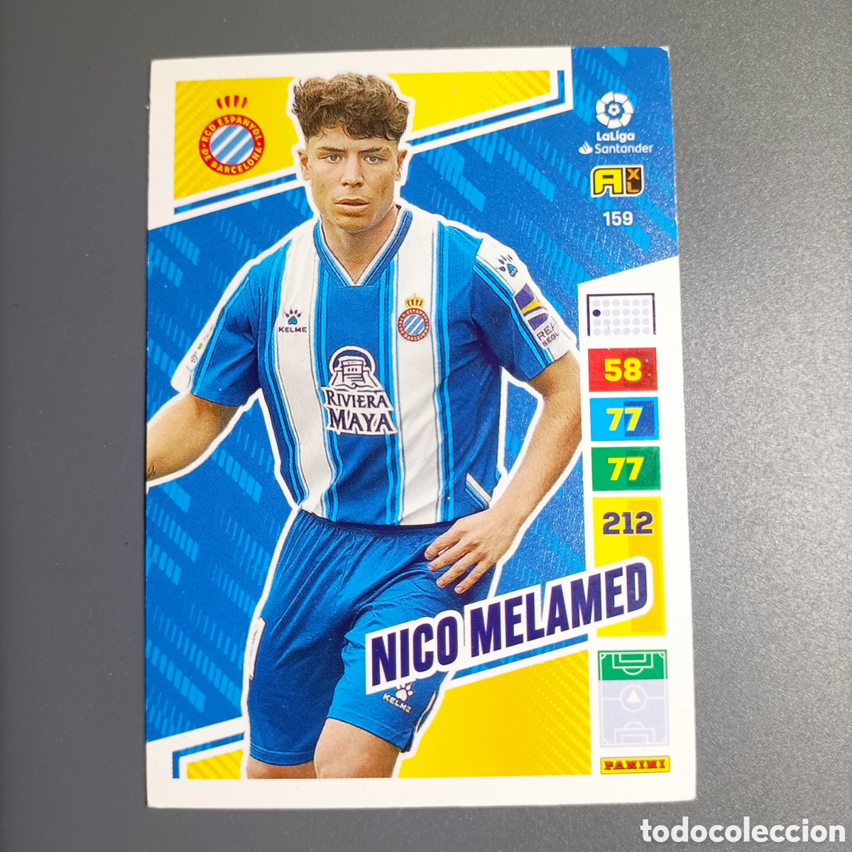 Cromos de F&uacute;tbol: ADRENALYN. LIGA 2022-2023 (ESPANYOL) №159 NICO MELAMED
