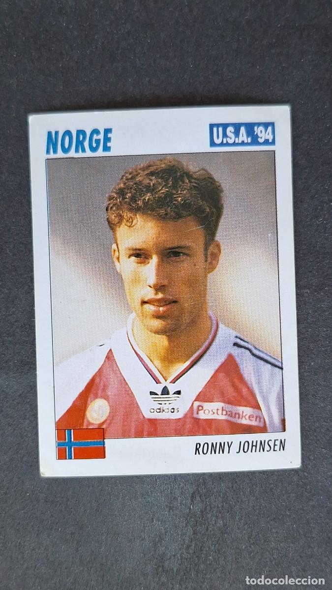 Cromos de F&uacute;tbol: L2 RONNY JOHNSEN SELECCION NORUEGA MUNDIAL U.S.A. 94 SERVICE LINE NUNCA PEGADO SIN PEGAR