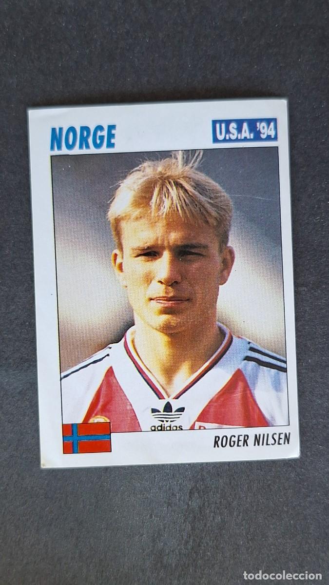 Cromos de F&uacute;tbol: L2 ROGER NILSEN SELECCION NORUEGA MUNDIAL U.S.A. 94 SERVICE LINE NUNCA PEGADO SIN PEGAR
