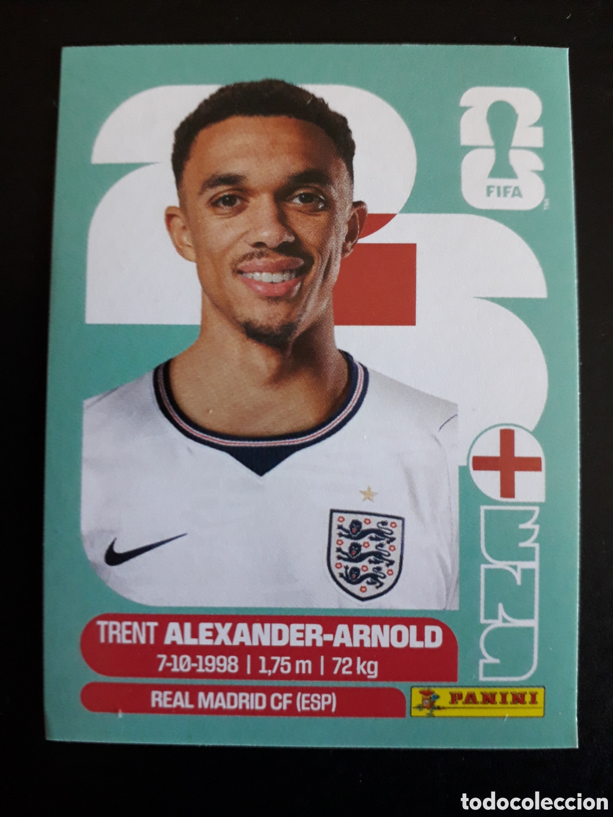 Cromos de F&uacute;tbol: ALEXANDER ARNOLD INGLATERRA ENG 6 MUNDIAL F&Uacute;TBOL 2026 FIFA WORLD CUP PANINI SIN PEG PEDIDO M&Iacute;NIMO 3&euro;