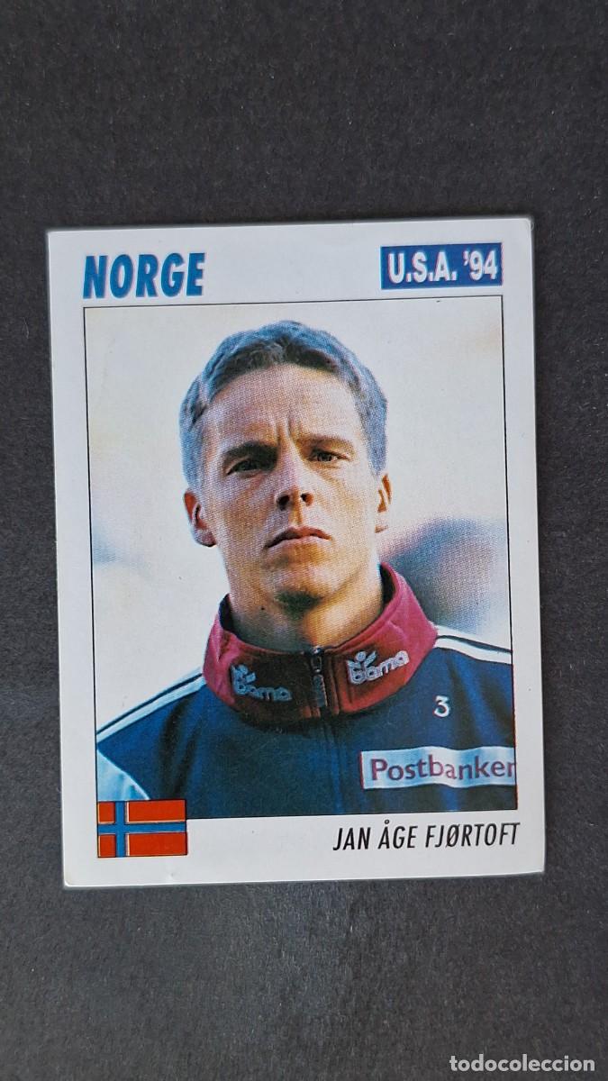 Figurine di Calcio: L2 JAN AGE FJORTOFT SELECCION NORUEGA MUNDIAL U.S.A. 94 SERVICE LINE NUNCA PEGADO SIN PEGAR