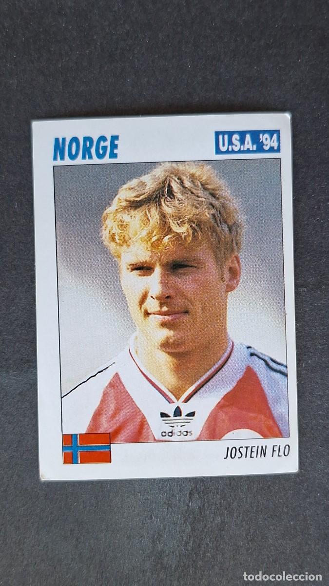 Figurine di Calcio: L2 JOSTEIN FLO SELECCION NORUEGA MUNDIAL U.S.A. 94 SERVICE LINE NUNCA PEGADO SIN PEGAR
