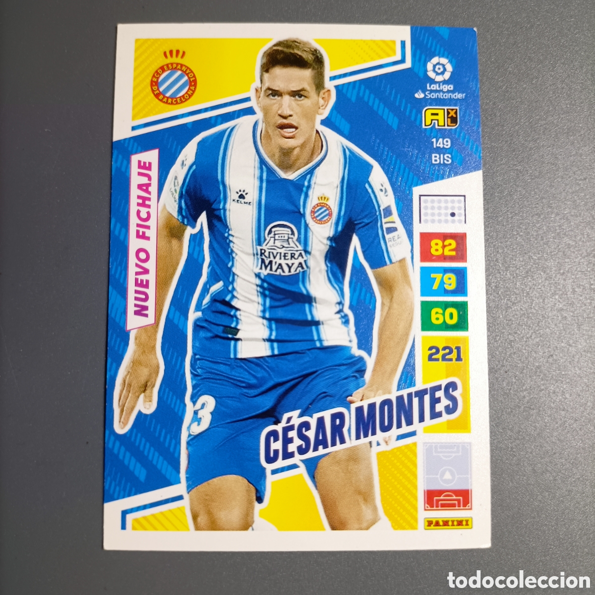 Figurine di Calcio: ADRENALYN. LIGA 2022-2023 (ESPANYOL) №149 BIS. CESAR MONTES