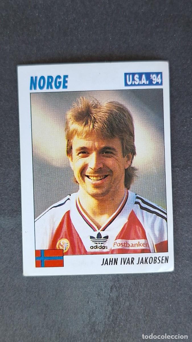 Figurine di Calcio: L2 JAHN IVAR JAKOBSEN SELECCION NORUEGA MUNDIAL U.S.A. 94 SERVICE LINE NUNCA PEGADO SIN PEGAR