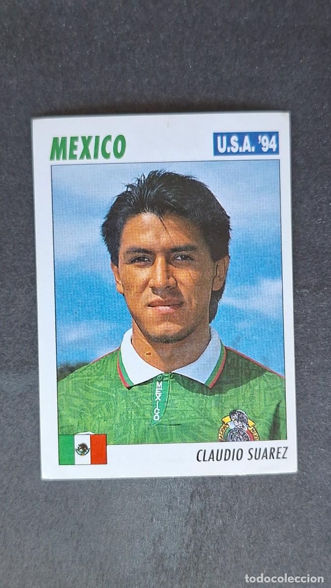 Cromos de F&uacute;tbol: L2 CLAUDIO SUAREZ SELECCION MEXICO MUNDIAL U.S.A. 94 SERVICE LINE NUNCA PEGADO SIN PEGAR