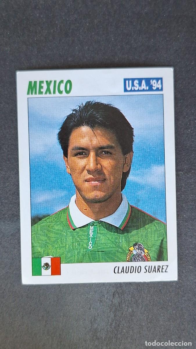Cromos de F&uacute;tbol: L2 CLAUDIO SUAREZ SELECCION MEXICO MUNDIAL U.S.A. 94 SERVICE LINE NUNCA PEGADO SIN PEGAR