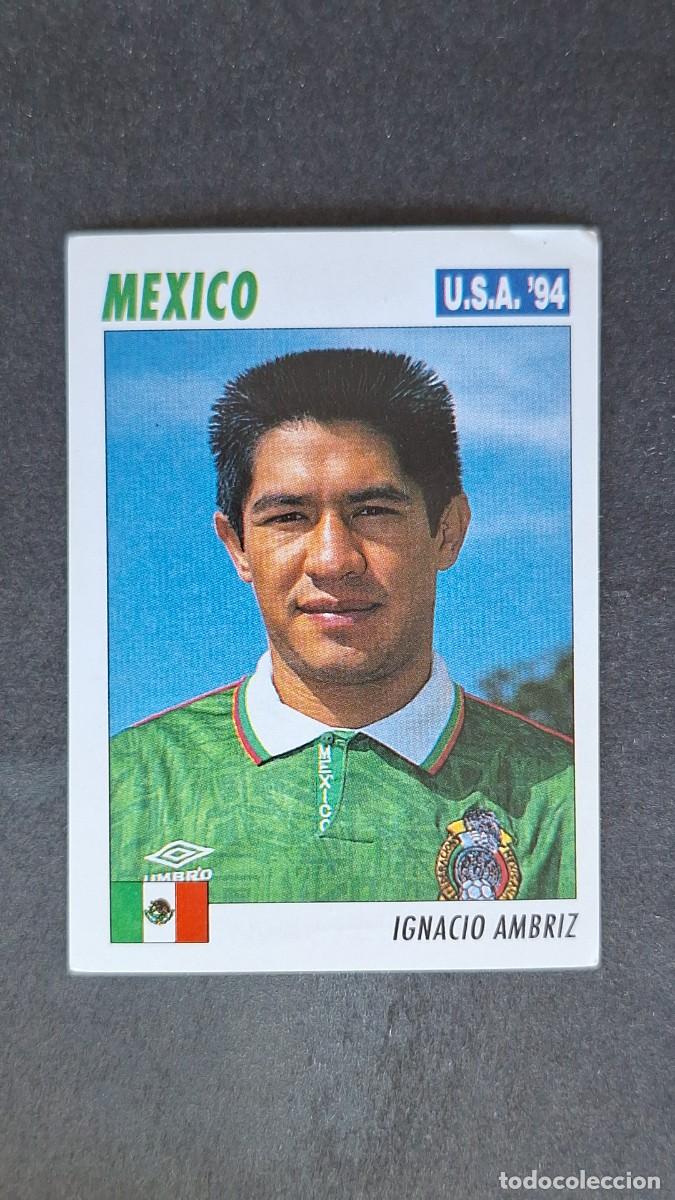 Cromos de F&uacute;tbol: L2 IGANCIO AMBRIZ SELECCION MEXICO MUNDIAL U.S.A. 94 SERVICE LINE NUNCA PEGADO SIN PEGAR