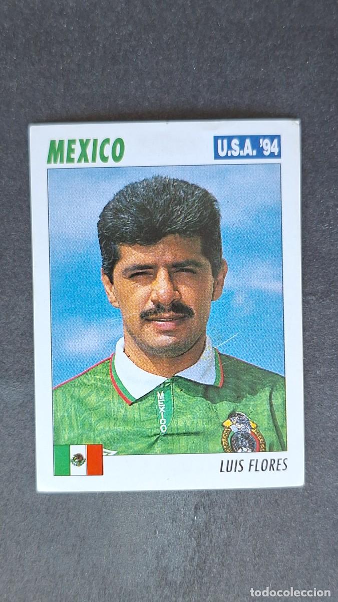 Cromos de F&uacute;tbol: L2 LUIS FLORES SELECCION MEXICO MUNDIAL U.S.A. 94 SERVICE LINE NUNCA PEGADO SIN PEGAR