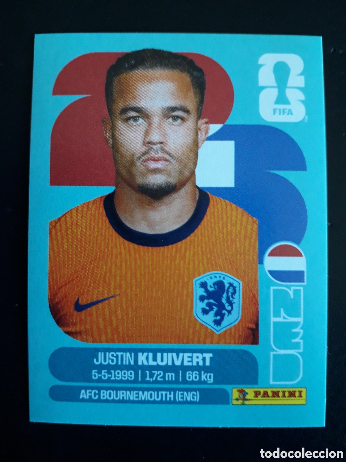 Cromos de F&uacute;tbol: KLUIVERT HOLANDA/PA&Iacute;SES BAJOS NED 16 MUNDIAL F&Uacute;TBOL 2026 FIFA WORLD CUP PANINI PEDIDO M&Iacute;NIMO 3&euro;