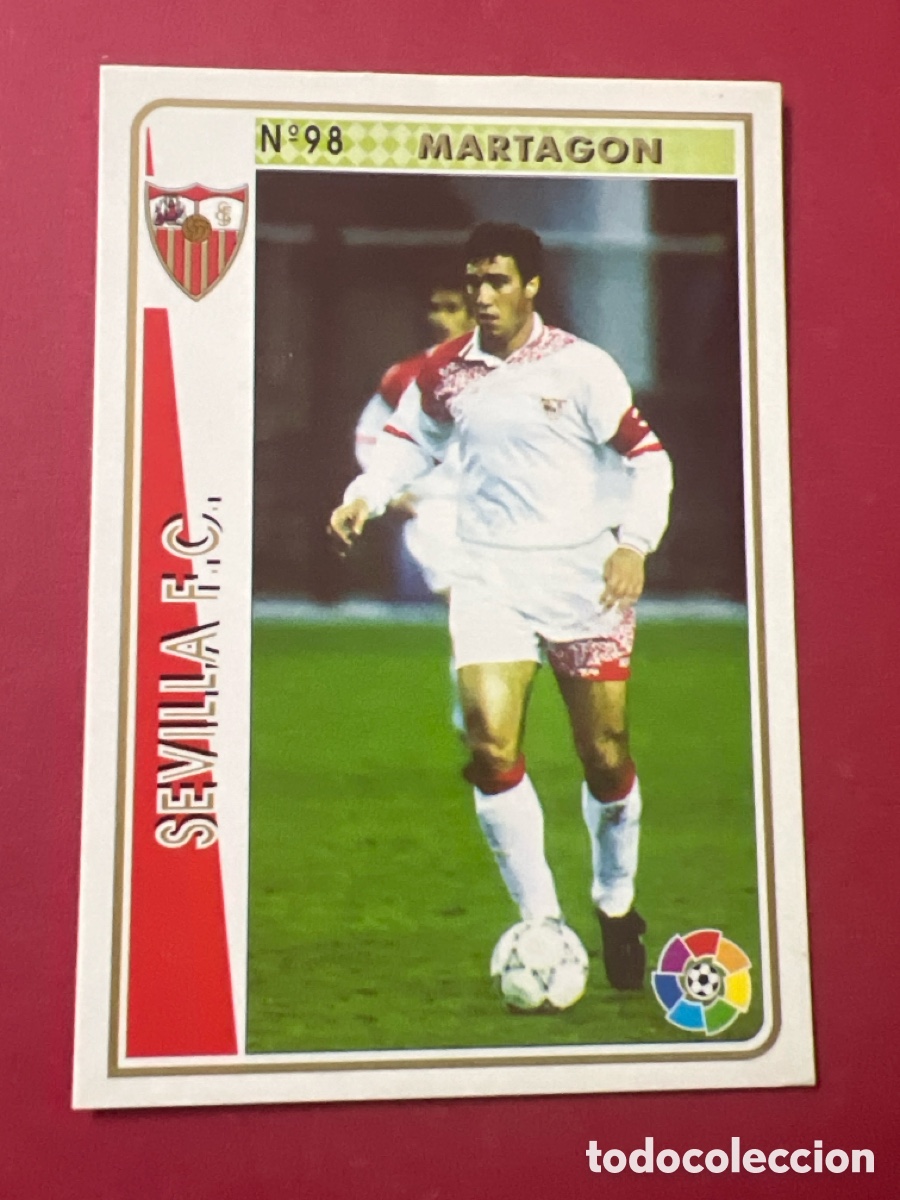 Cromos de F&uacute;tbol: C4312. MARTAGON 98 SEVILLA FICHAS DE LA LIGA 1994 1995 MUNDICROM 94 95 MC CARD FUTBOL