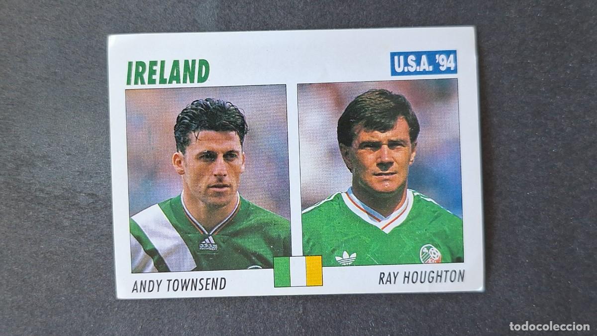 Cromos de F&uacute;tbol: L2 TOWNSEND - HOUGHTON SELECCION IRLANDA MUNDIAL U.S.A. 94 SERVICE LINE NUNCA PEGADO SIN PEGAR