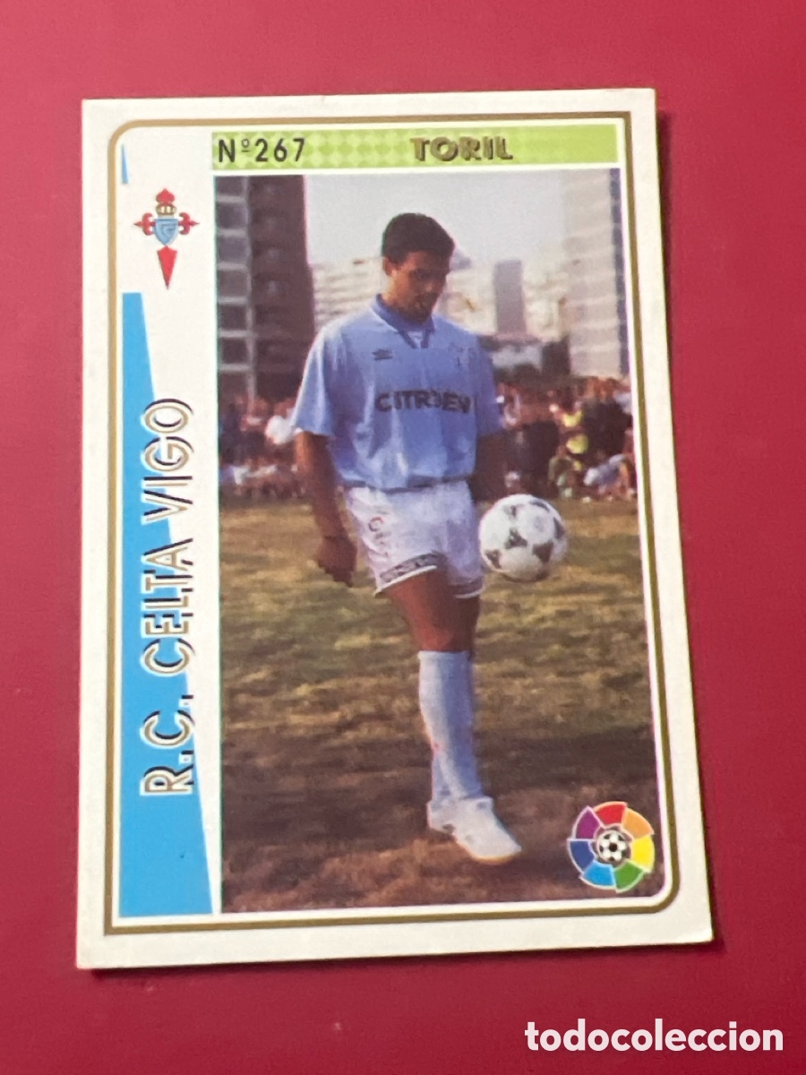 Cromos de F&uacute;tbol: C4317. TORIL 267 CELTA DE VIGO LAS FICHAS DE LA LIGA 1994 1995 MUNDICROM 94 95 MC CARD FUTBOL