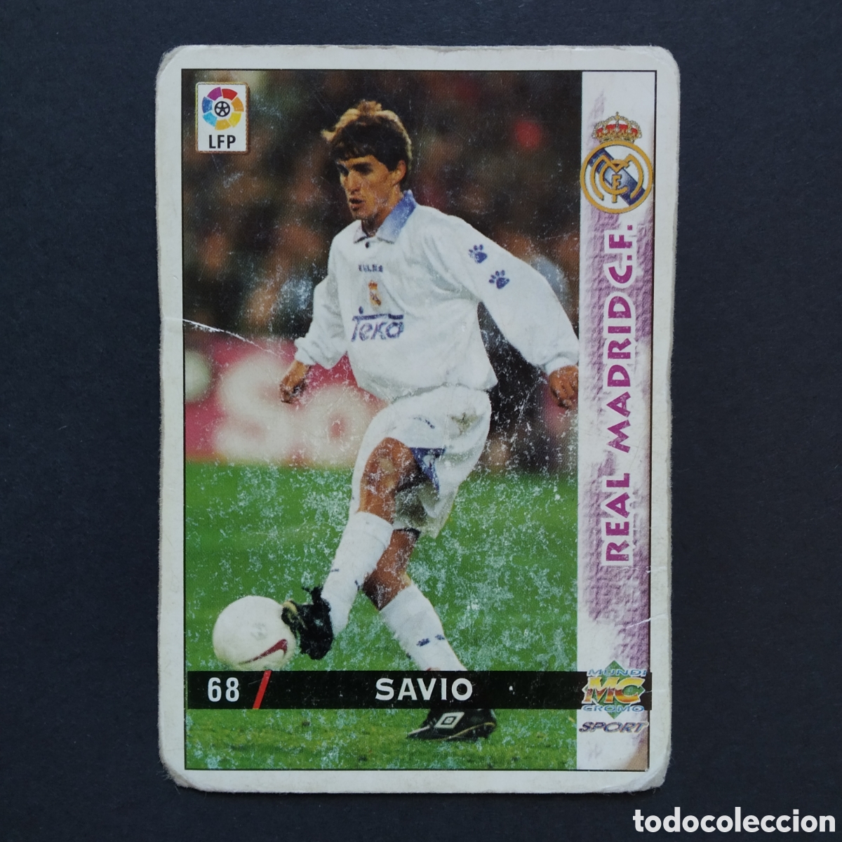 Cromos de Futebol: CROMO - N&ordm; 0068 - SAVIO - REAL MADRID - LAS FICHAS DE LA LIGA 98-99 (1998 / 1999) - MUNDICROMO
