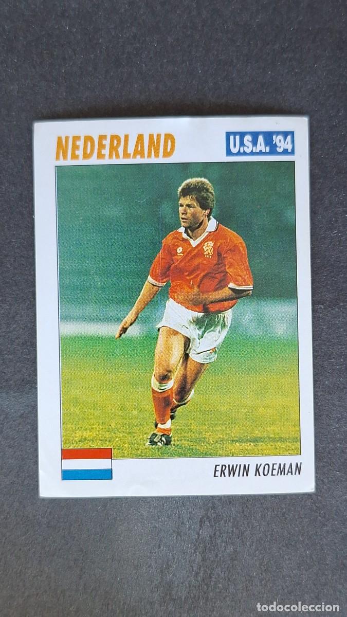 Cromos de f&uacute;tbol: L2 ERWIN KOEMAN SELECCION HOLANDA MUNDIAL U.S.A. 94 SERVICE LINE NUNCA PEGADO SIN PEGAR
