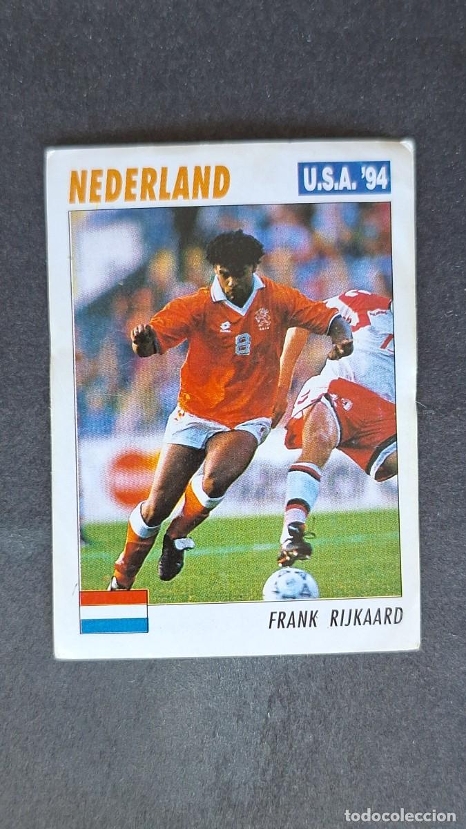 Fu&szlig;ball-Sticker: L2 FRANK RIJKAARD SELECCION HOLANDA MUNDIAL U.S.A. 94 SERVICE LINE NUNCA PEGADO SIN PEGAR