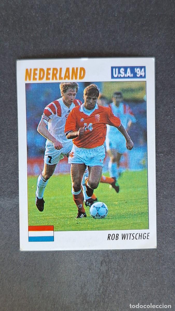 Figurine di Calcio: L2 ROB WITSCHGE SELECCION HOLANDA MUNDIAL U.S.A. 94 SERVICE LINE NUNCA PEGADO SIN PEGAR