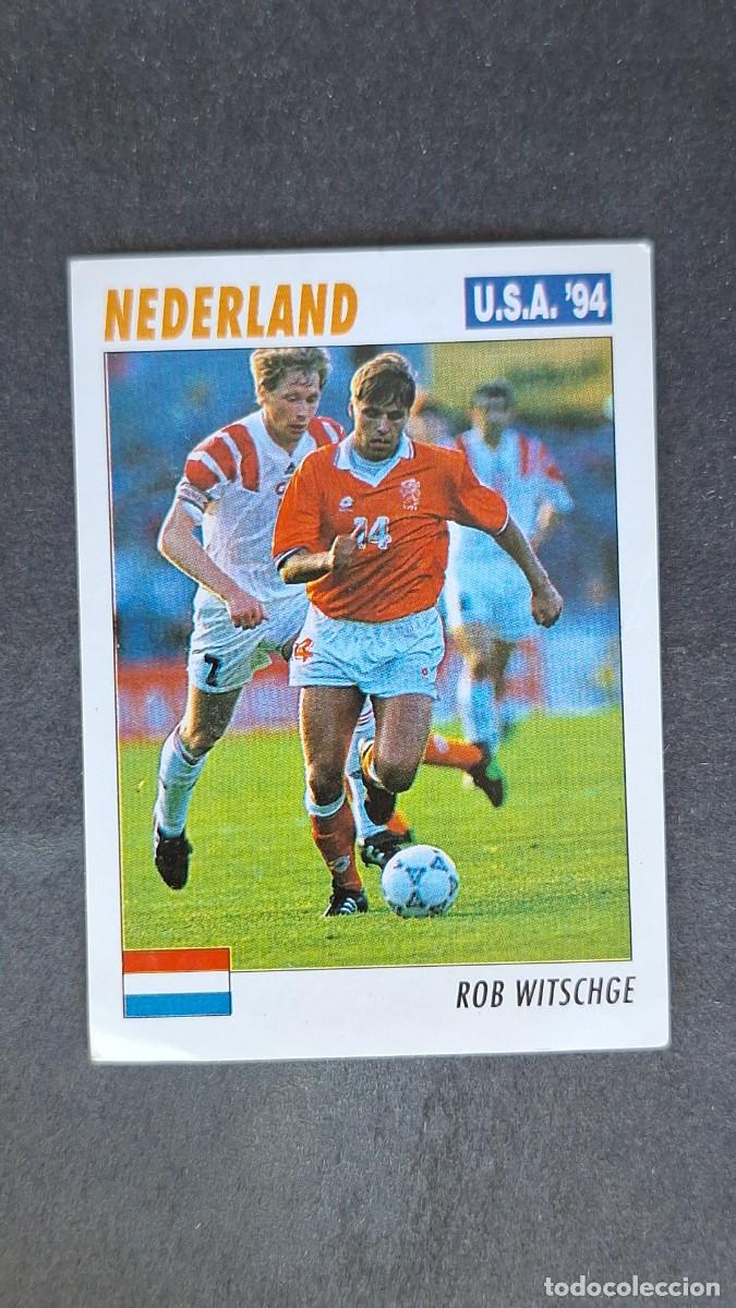 Figurine di Calcio: L2 ROB WITSCHGE SELECCION HOLANDA MUNDIAL U.S.A. 94 SERVICE LINE NUNCA PEGADO SIN PEGAR