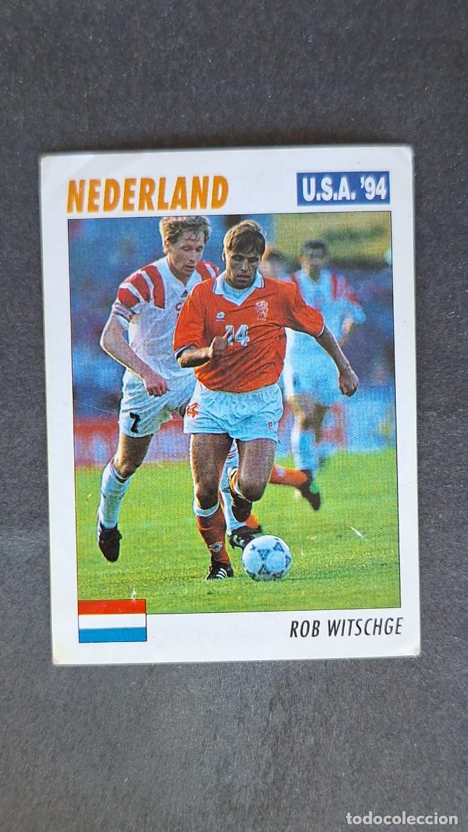 Figurine di Calcio: L2 ROB WITSCHGE SELECCION HOLANDA MUNDIAL U.S.A. 94 SERVICE LINE NUNCA PEGADO SIN PEGAR