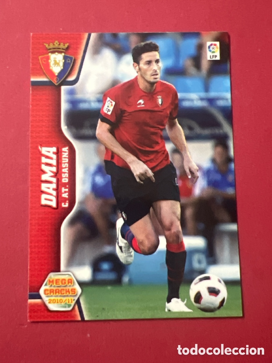 Figurine di Calcio: C4325. Cromo MEGA CRACKS 2010/11 - (OSASUNA) N&deg;219 BIS DAMIA / NUEVA FICHA