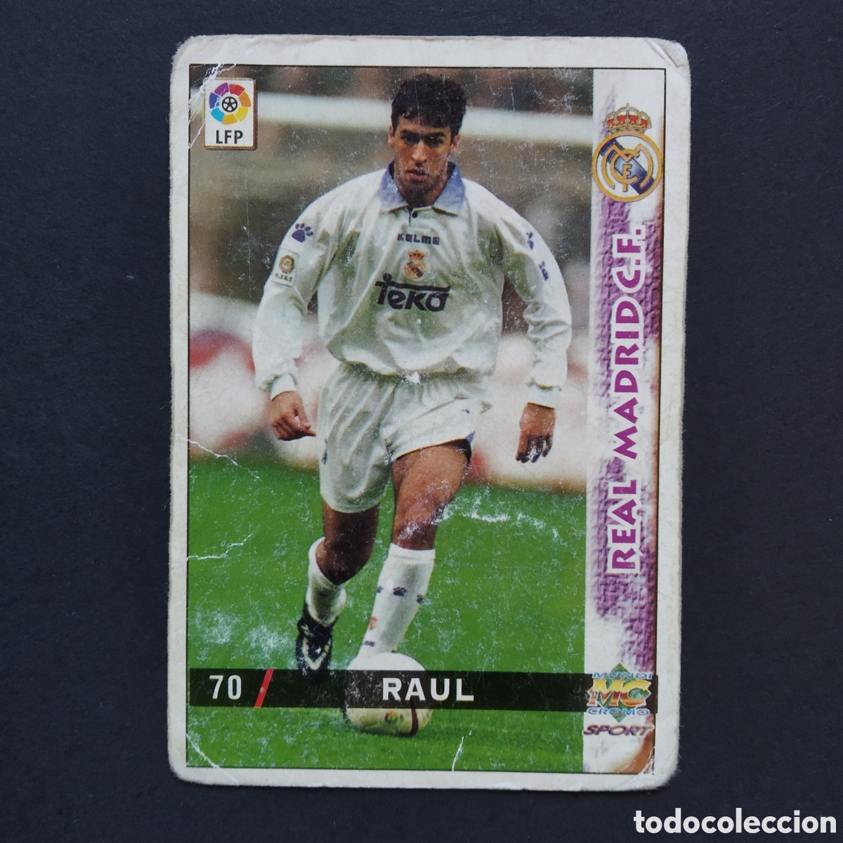 Cromos de F&uacute;tbol: CROMO - N&ordm; 0070 - RAUL - REAL MADRID - LAS FICHAS DE LA LIGA 98-99 (1998 / 1999) - MUNDICROMO