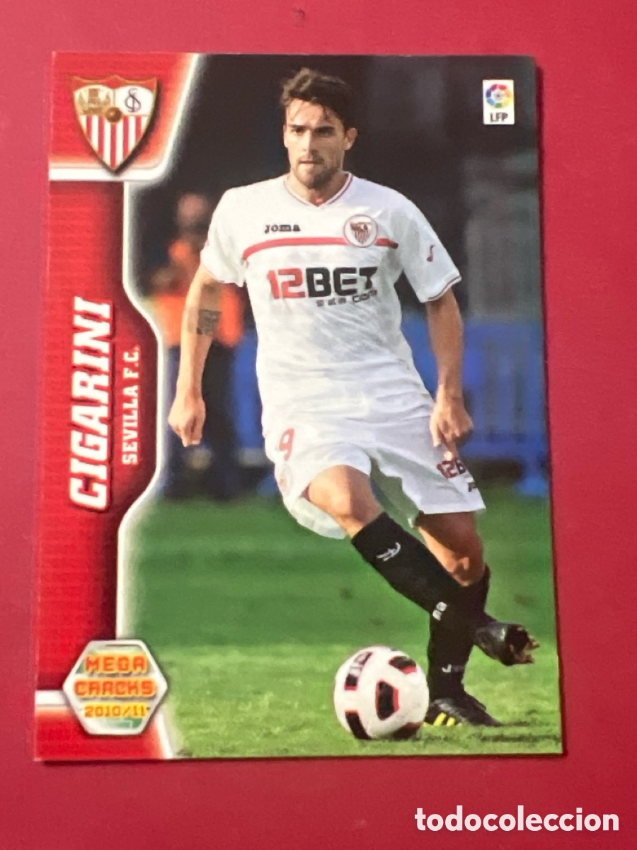Figurine di Calcio: C4326. Cromo MEGA CRACKS 2010/11 - (SEVILLA) N&deg;282 BIS CIGARINI /NUEVA FICHA