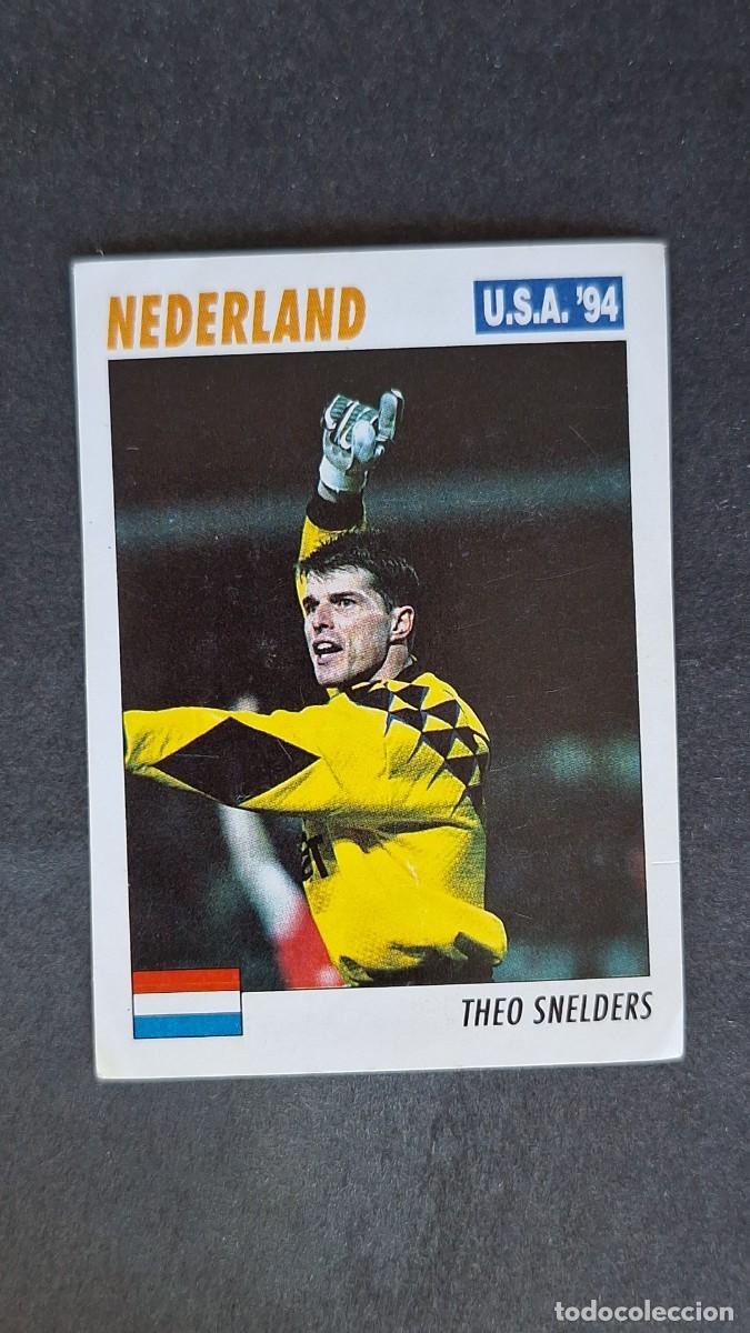 Figurine di Calcio: L2 THEO SNELDERS SELECCION HOLANDA MUNDIAL U.S.A. 94 SERVICE LINE NUNCA PEGADO SIN PEGAR